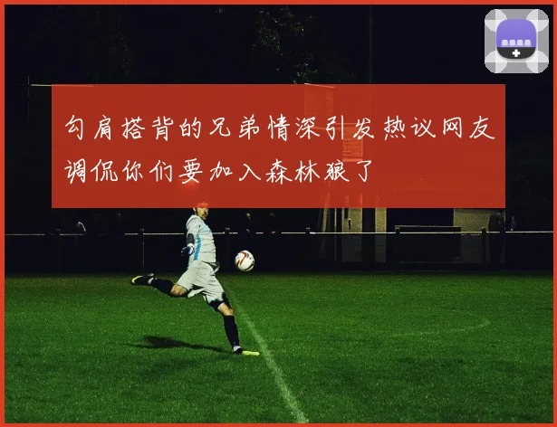 勾肩搭背的兄弟情深引发热议网友调侃你们要加入森林狼了